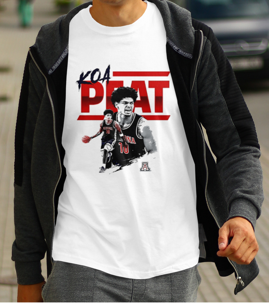 Koa Peat Arizona 10 Wildcats Basketball T-Shirt