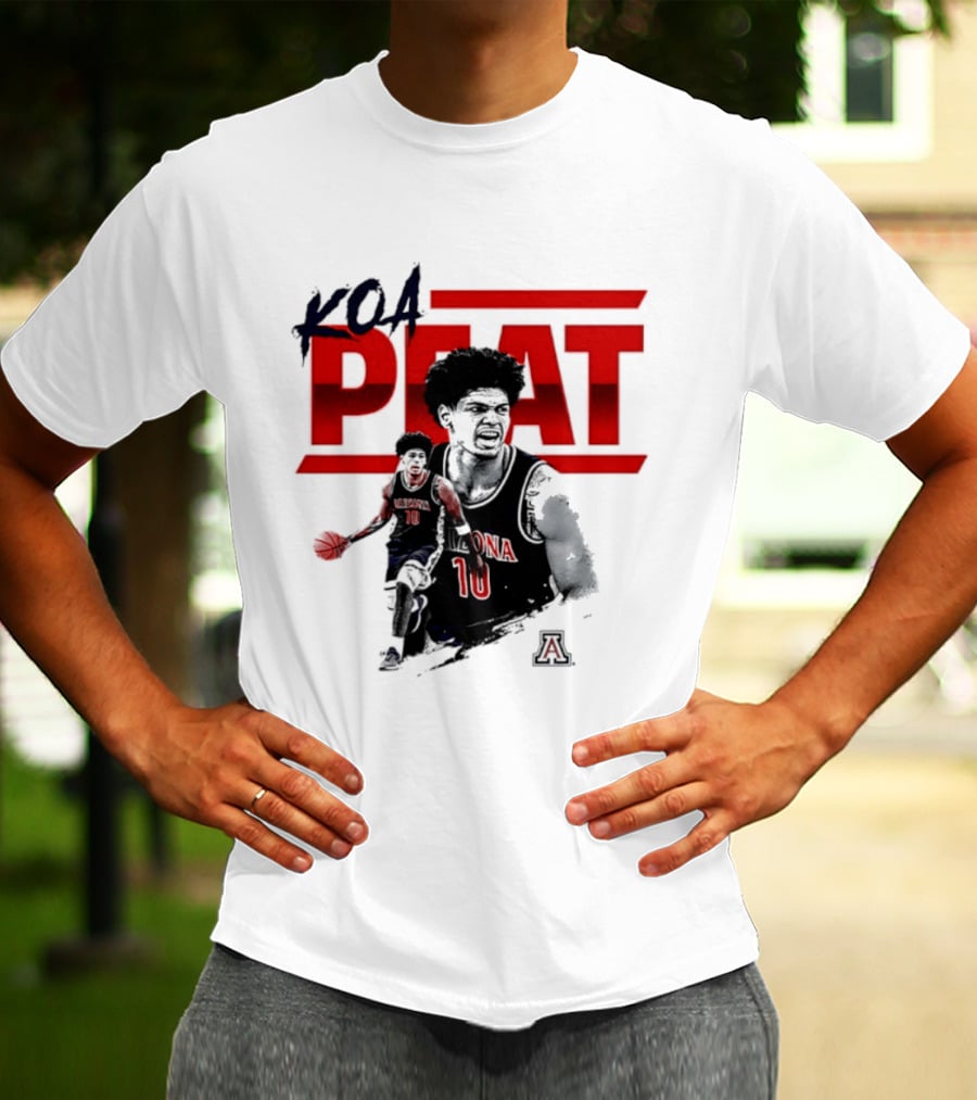 Koa Peat Arizona 10 Wildcats Basketball T-Shirt