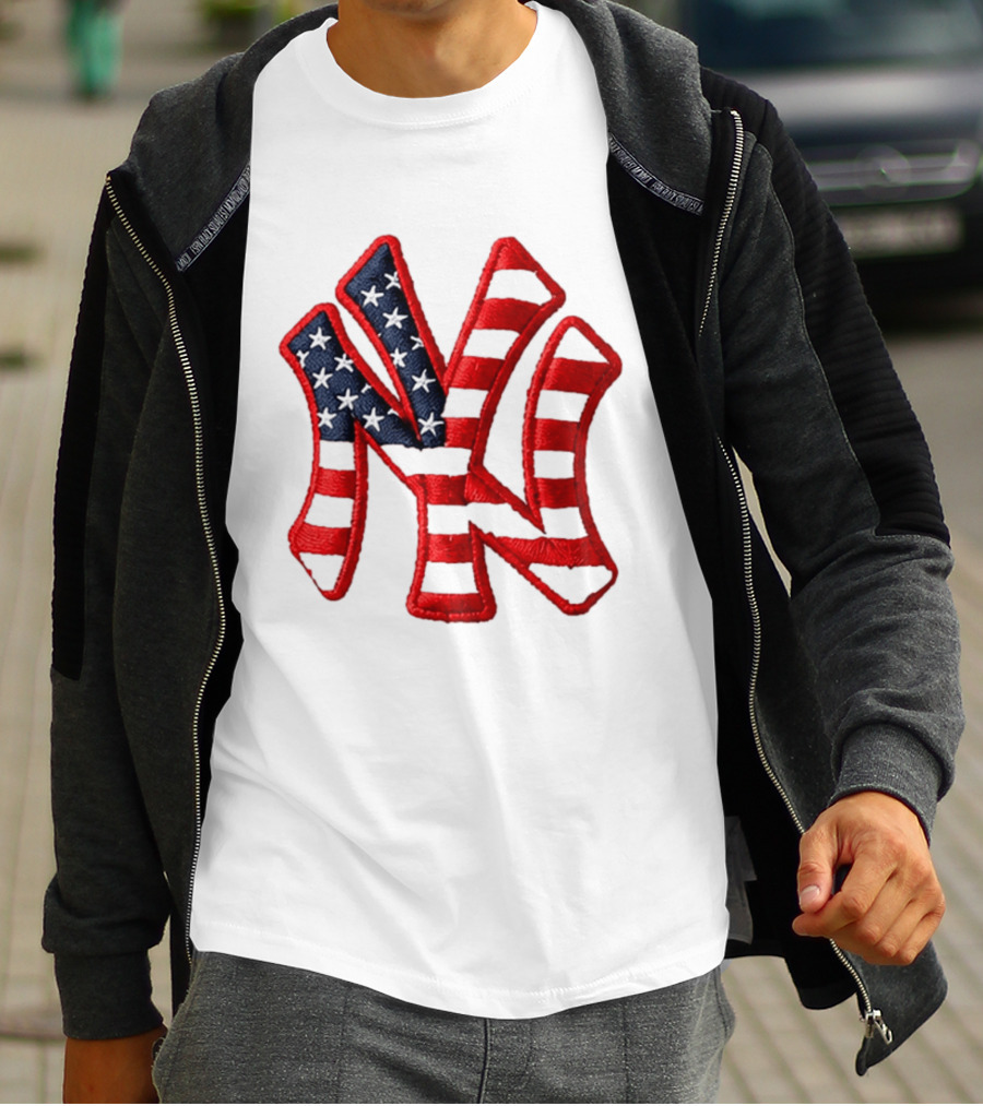 Yankees 4th Of July Stars And Stripes NY 2026 Giveaway T-Shirt