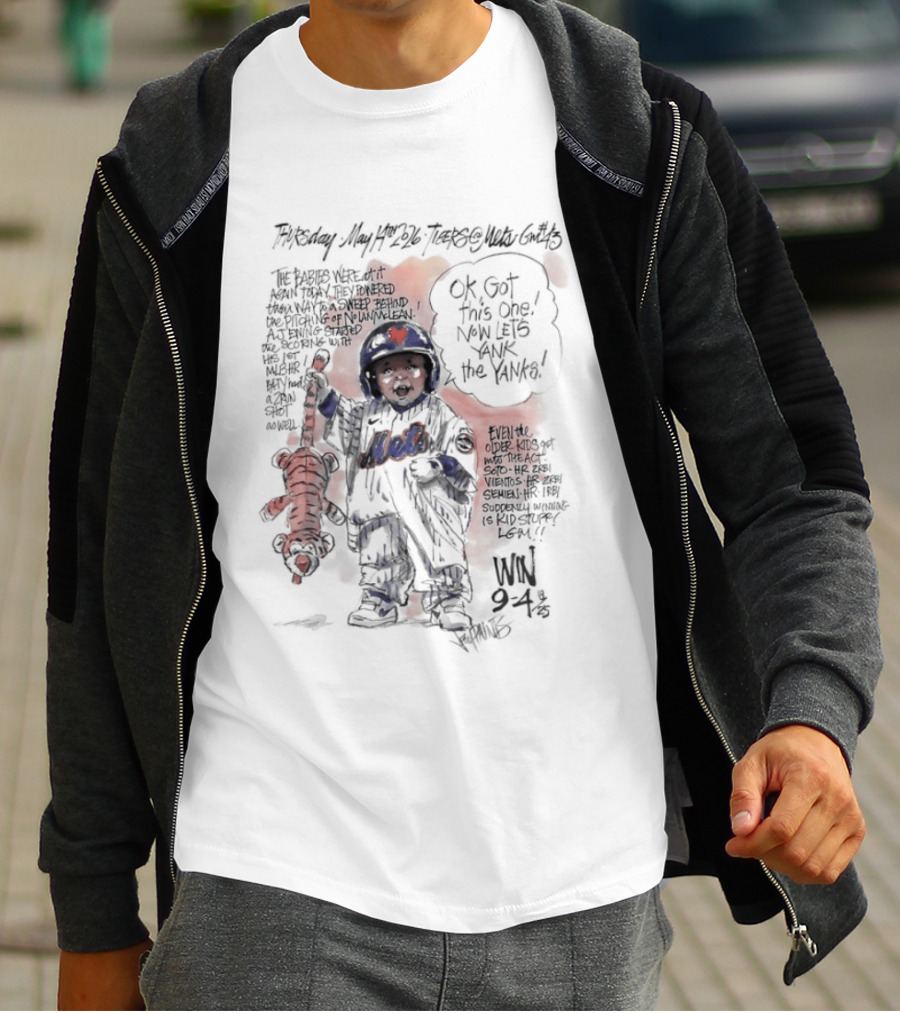 Mets Beat Tigers Game 2 Ok Got This One Now Let's Yank The Yanks T-Shirt