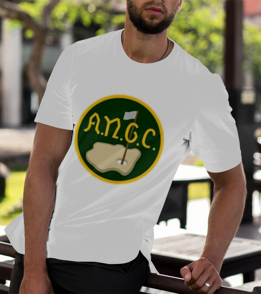 Cameron Young ANGC Golf Emblem Circular Crest T-Shirt