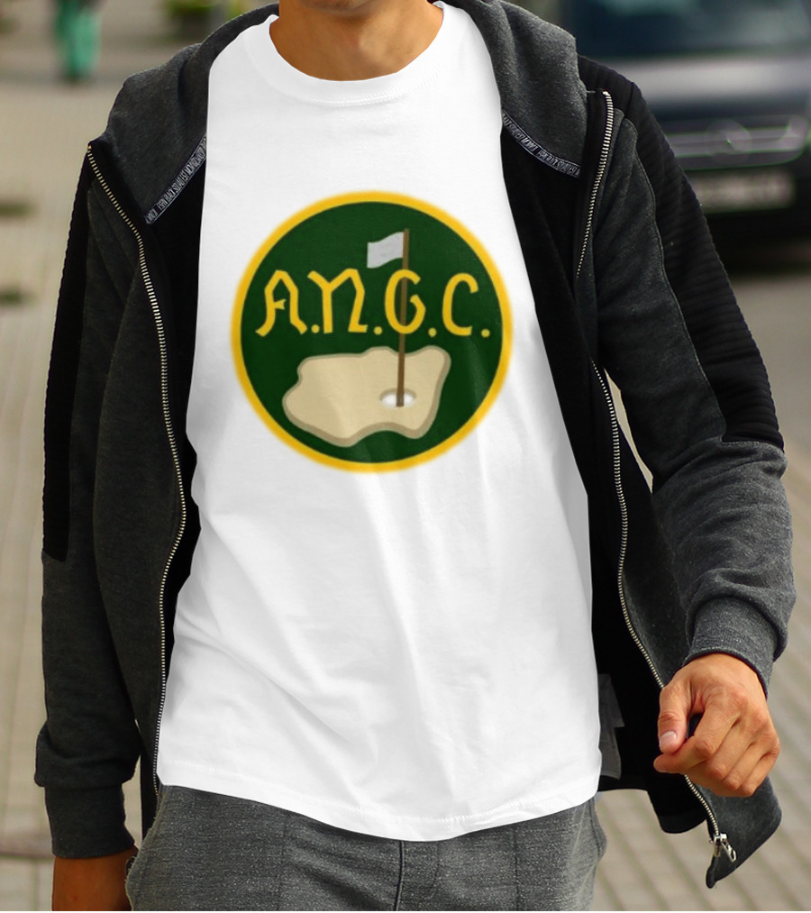 Cameron Young ANGC Golf Emblem Circular Crest T-Shirt