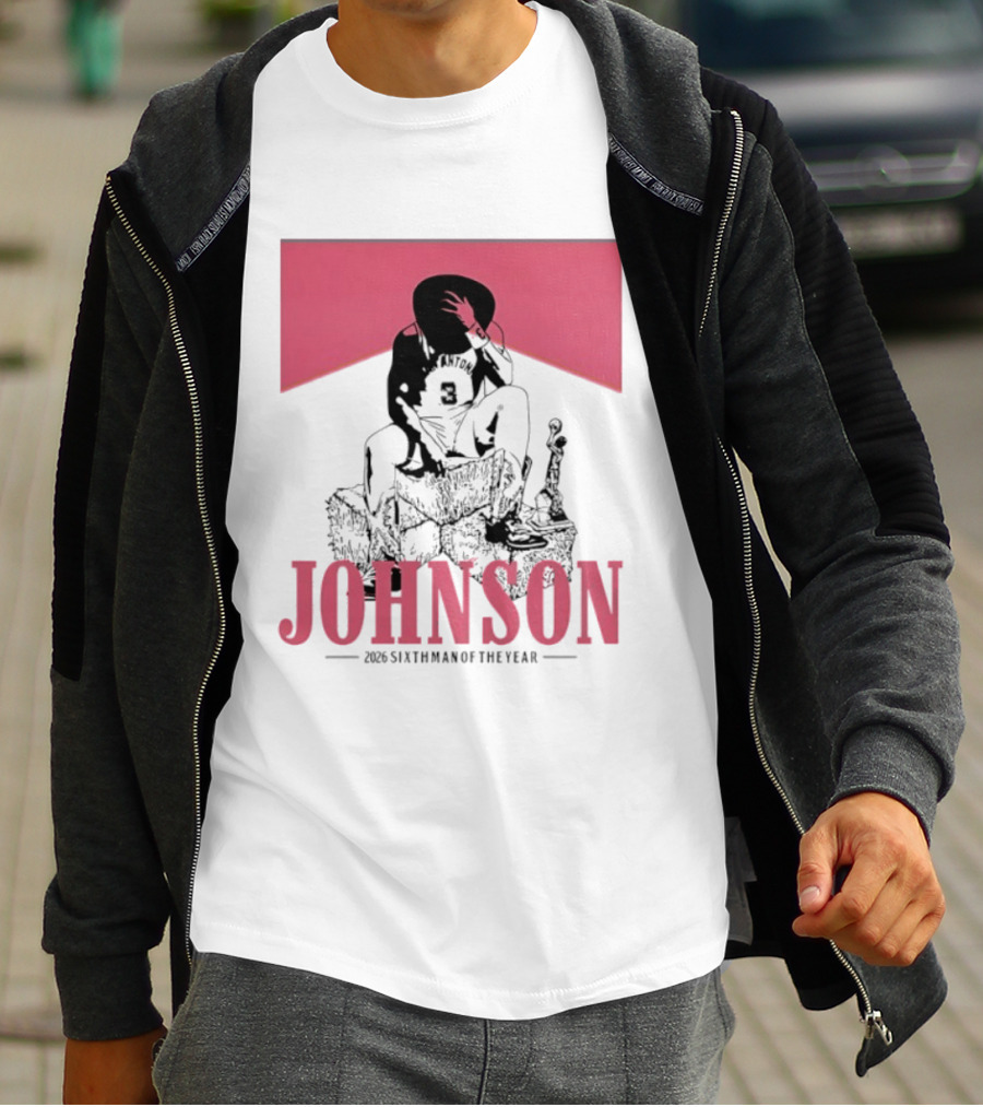 Keldon Johnson San Antonio Spurs 2026 Sixth Man Of The Year Johnson T-Shirt