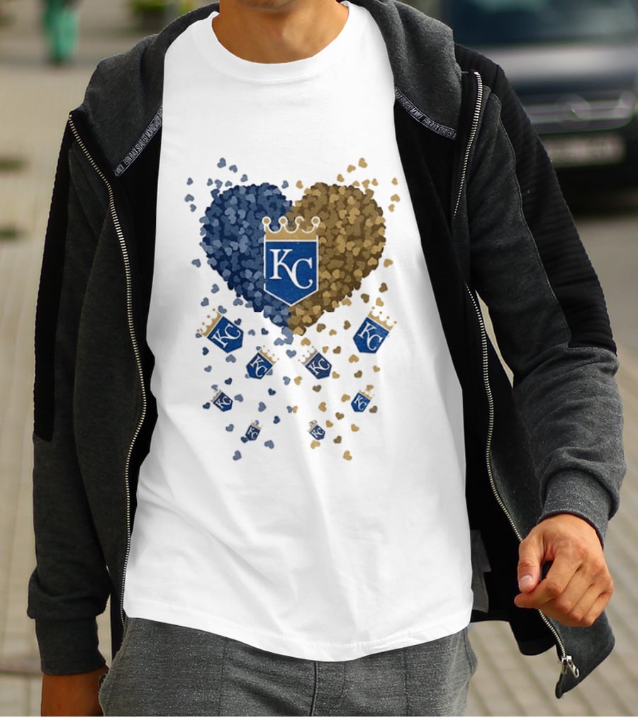 Kansas City Royals Heart KC Emblem MLB 2026 T-Shirt