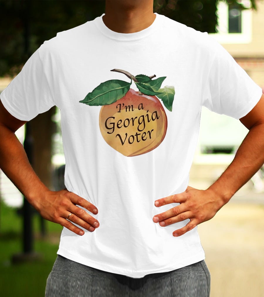 I'm A Georgia Voter Peach T-Shirt