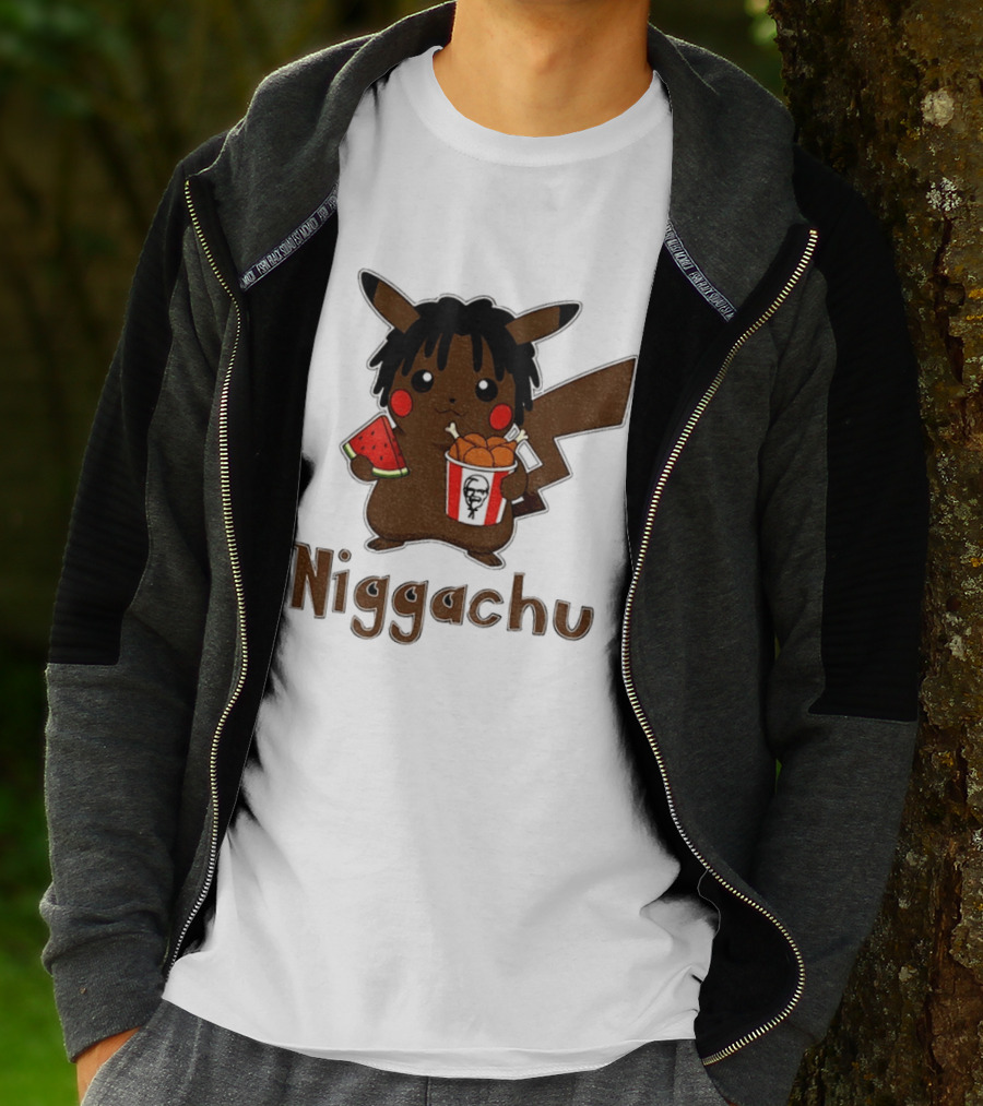 Pikachu X Nigga Niggachu KFC Meme T-Shirt