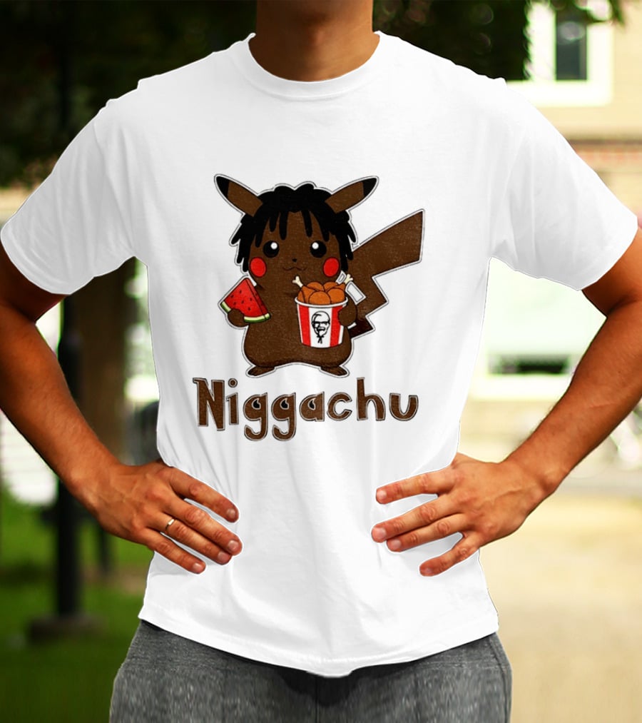 Pikachu X Nigga Niggachu KFC Meme T-Shirt