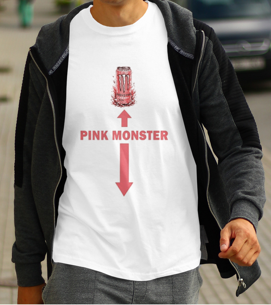 Monster Energy Ultra Rosa Pink Monster Arrows Meme T-Shirt