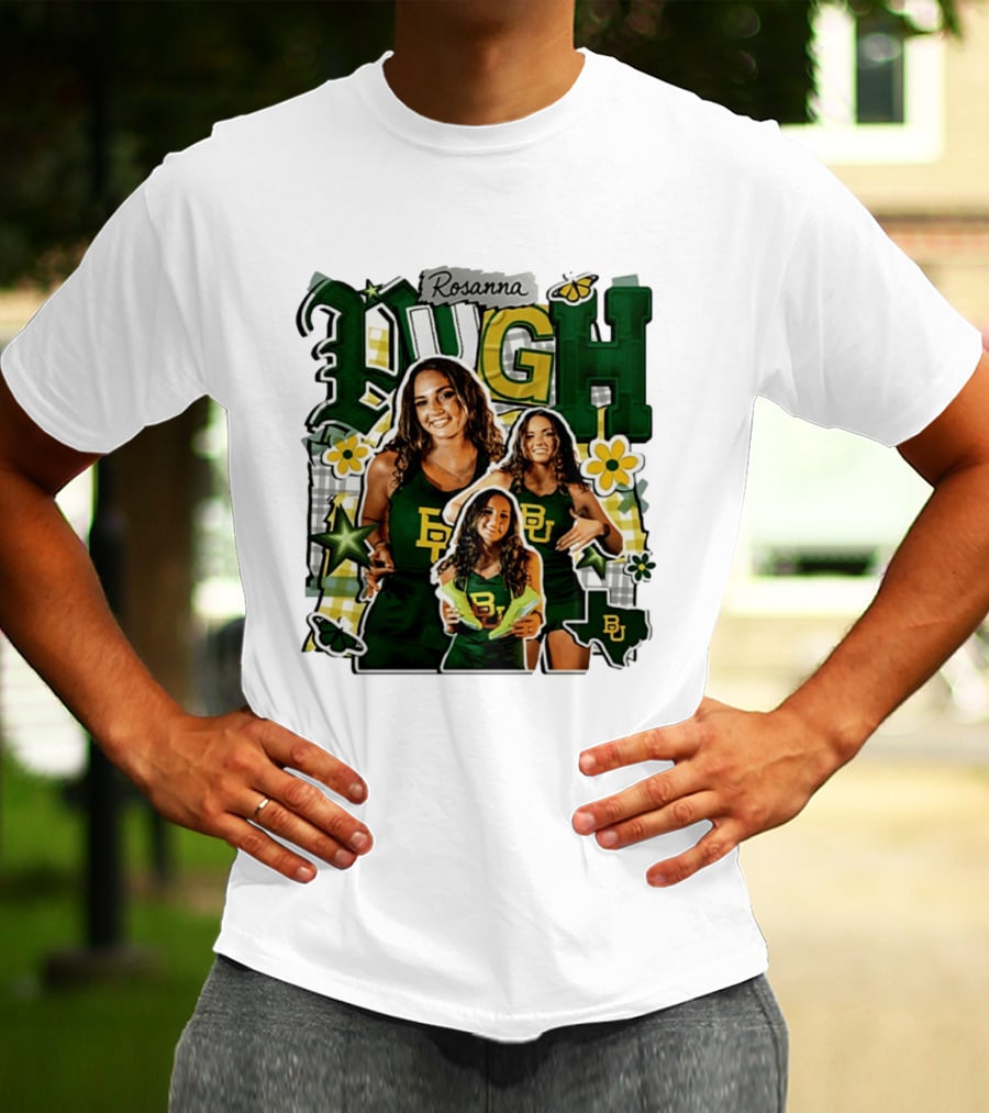 Rosanna Pugh Baylor Track And Field Team Collage T-Shirt
