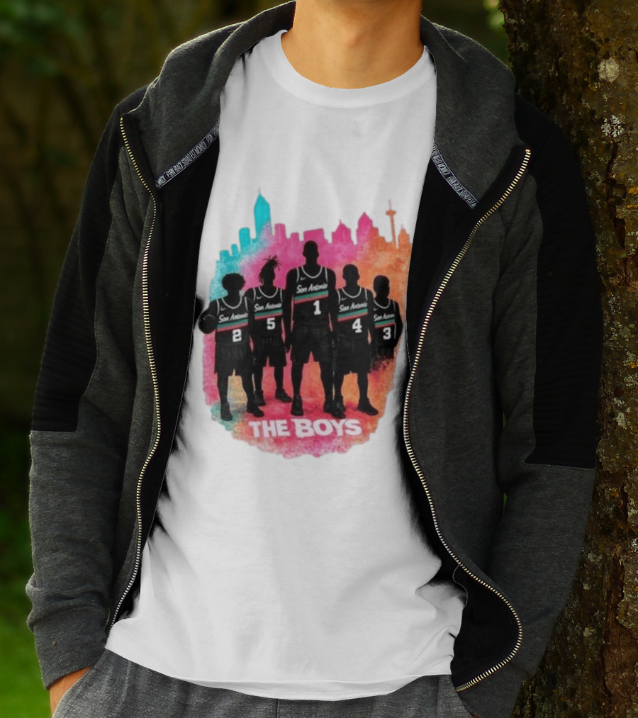 San Antonio Splash Hoops Skyline The Boys T-Shirt