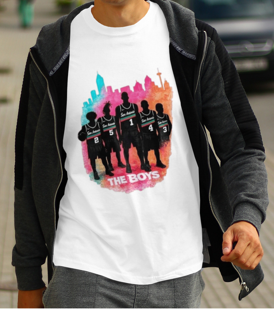 San Antonio Splash Hoops Skyline The Boys T-Shirt