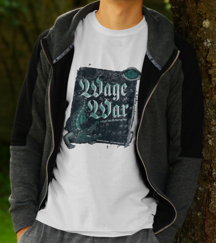 Wage War It Calls Me By Name Tour Detroit MI May 15 2026 Alligator Eye T-Shirt