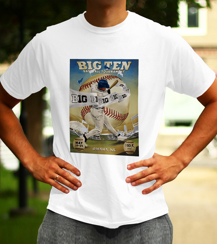 Big Ten Baseball Tournament 2026 Omaha May 19 24 T-Shirt