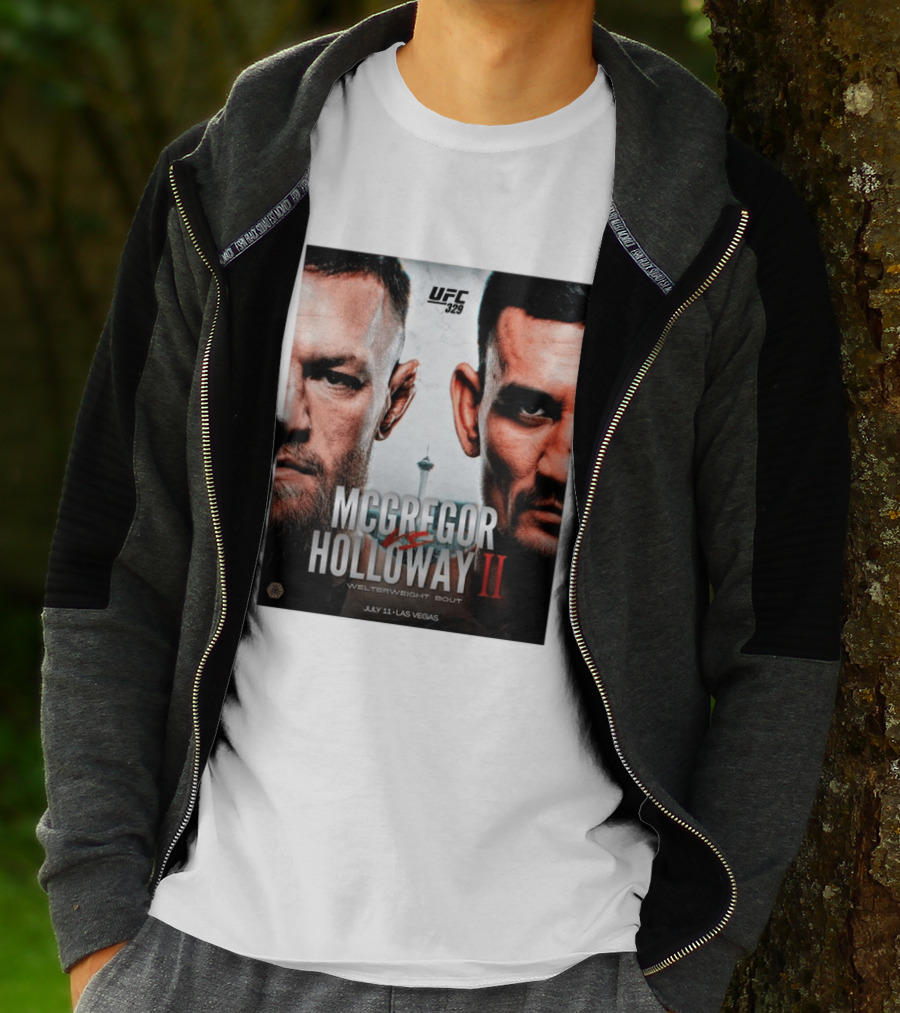 UFC 329 McGregor Vs Holloway II Welterweight Bout July 11 Las Vegas T-Shirt