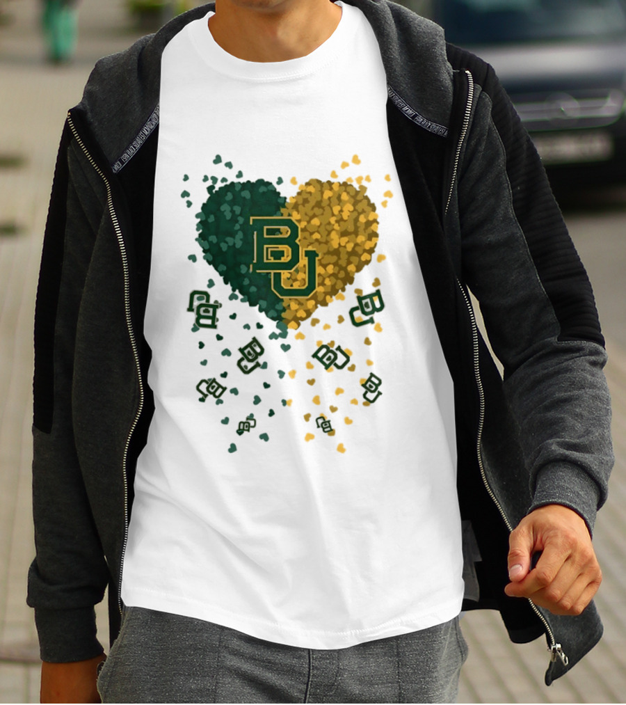Heart Of Baylor Bears BU Football 2026 T-Shirt
