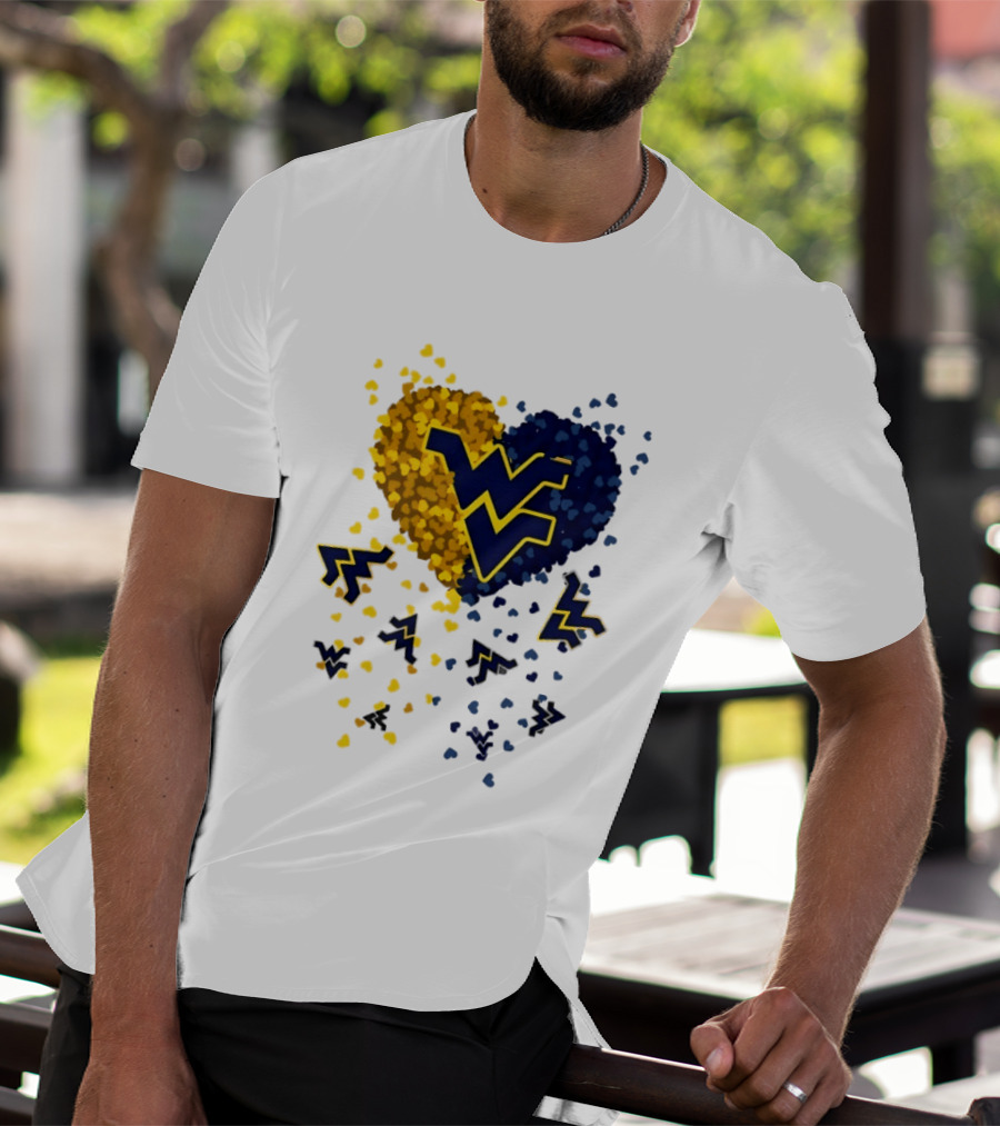 Heart Of West Virginia Mountaineers WV Football 2026 T-Shirt