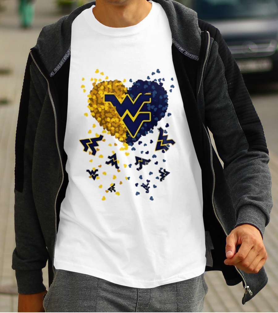 Heart Of West Virginia Mountaineers WV Football 2026 T-Shirt