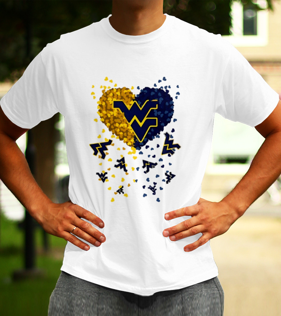 Heart Of West Virginia Mountaineers WV Football 2026 T-Shirt