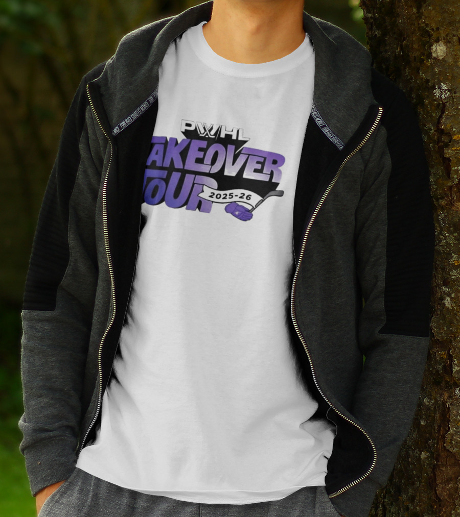 PWHL Takeover Tour 2025 26 Hockey Sideline Royalty T-Shirt