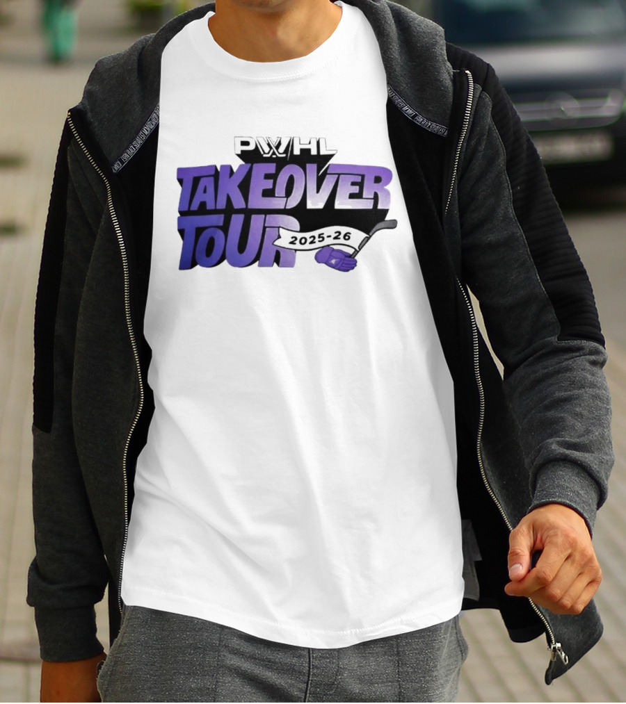 PWHL Takeover Tour 2025 26 Hockey Sideline Royalty T-Shirt