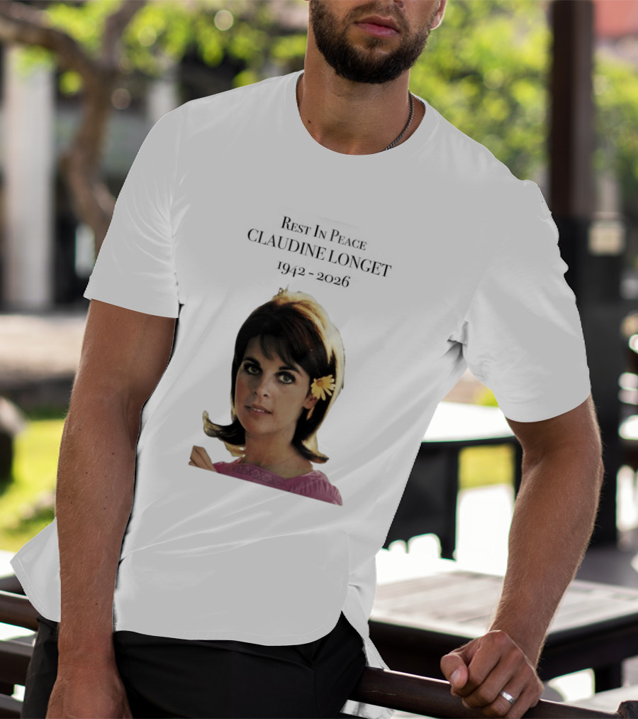 Rest In Peace Claudine Longet 1942 2026 Floral T-Shirt