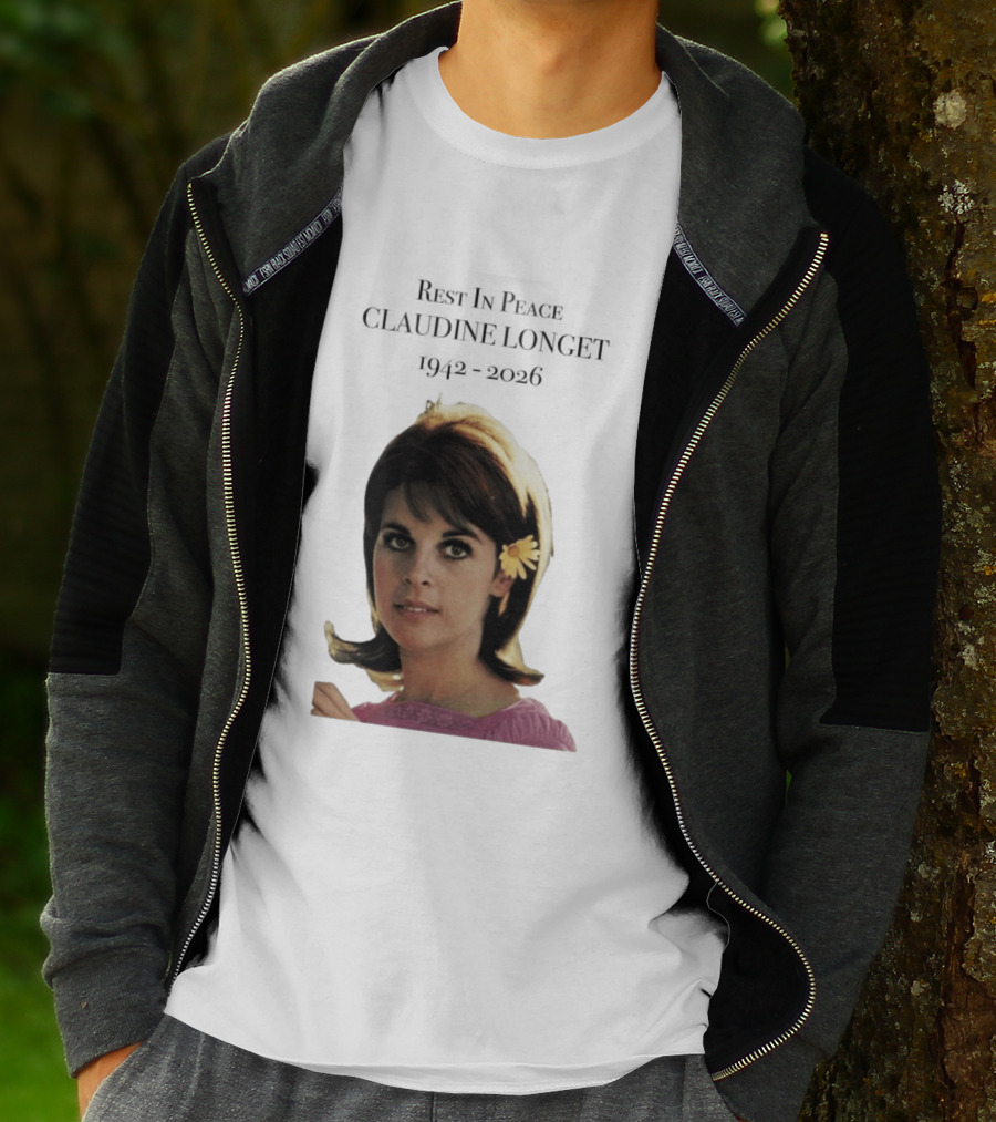 Rest In Peace Claudine Longet 1942 2026 Floral T-Shirt