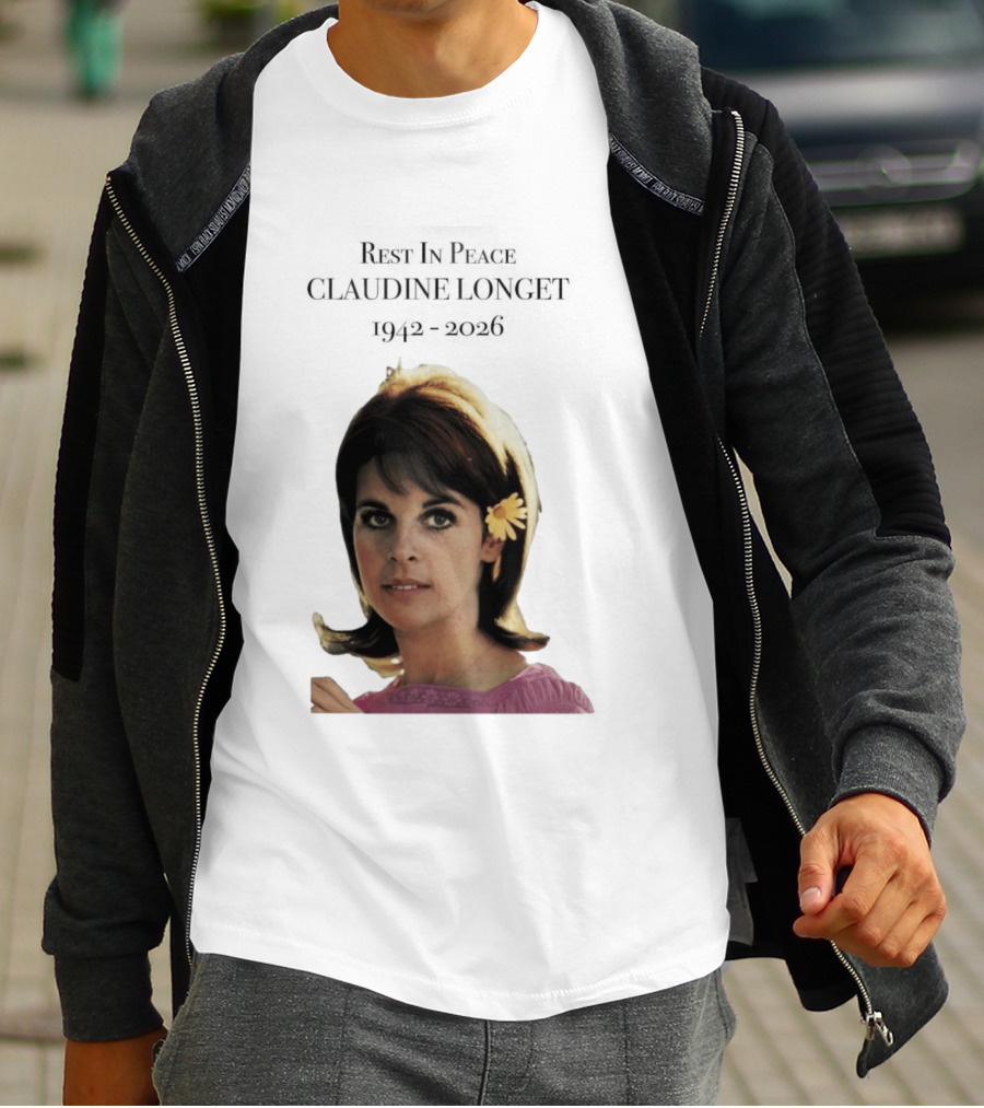 Rest In Peace Claudine Longet 1942 2026 Floral T-Shirt