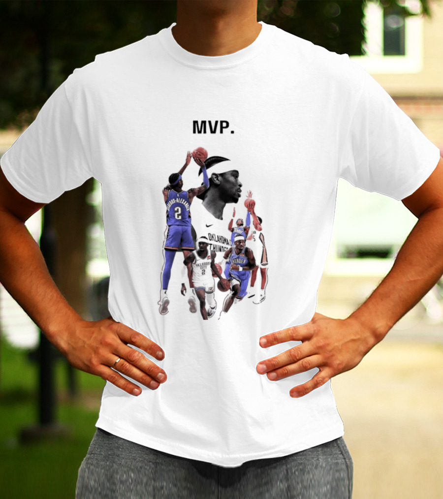 SGA Shai Gilgeous Alexander OKC Thunder MVP T-Shirt