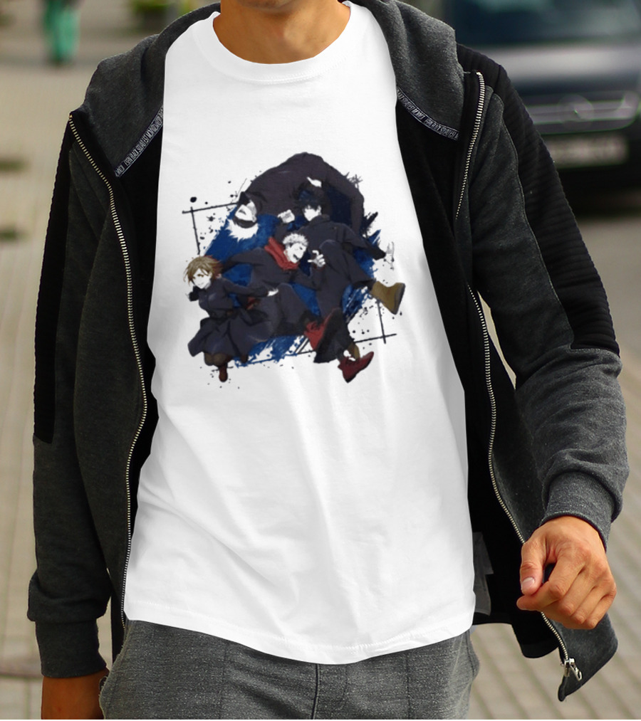 Jujutsu Kaisen Characters Dynamic Illustration 2026 Concert T-Shirt