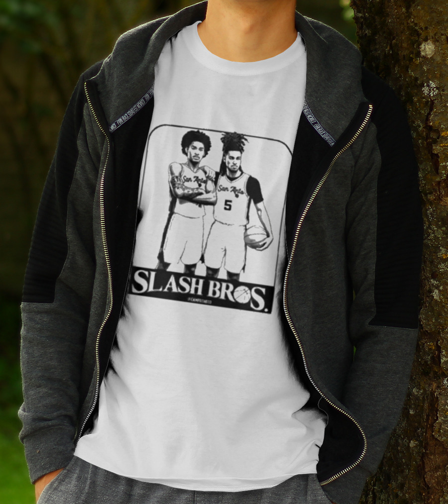 Slash Bros San Fran Basketball Duo 5 T-Shirt