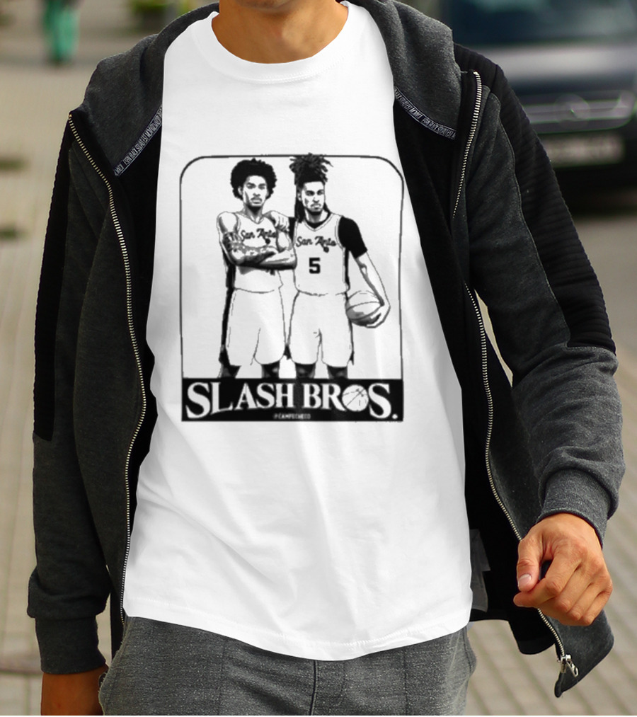 Slash Bros San Fran Basketball Duo 5 T-Shirt