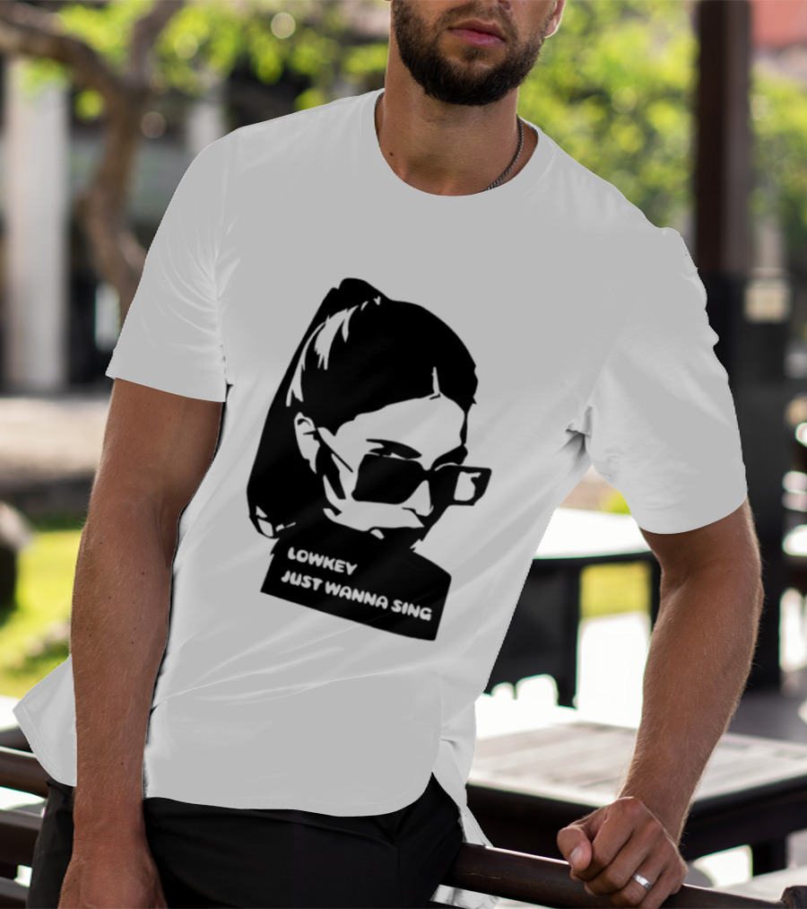 Lowkey Just Wanna Sing X Sophie Rey Sunglasses Girl T-Shirt