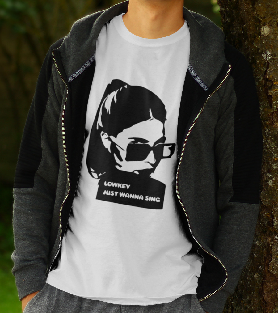 Lowkey Just Wanna Sing X Sophie Rey Sunglasses Girl T-Shirt