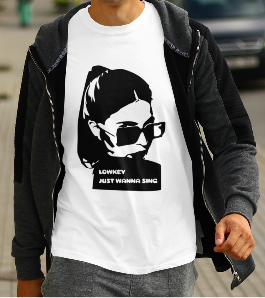 Lowkey Just Wanna Sing X Sophie Rey Sunglasses Girl T-Shirt