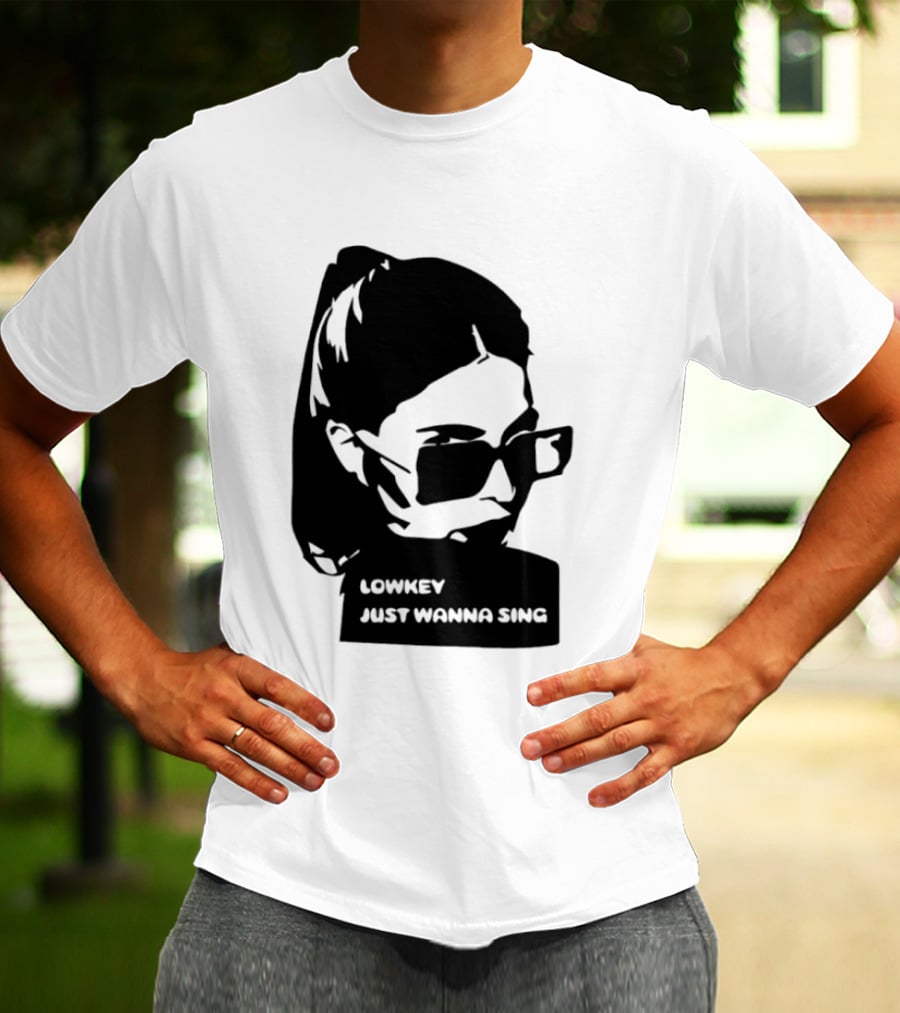 Lowkey Just Wanna Sing X Sophie Rey Sunglasses Girl T-Shirt