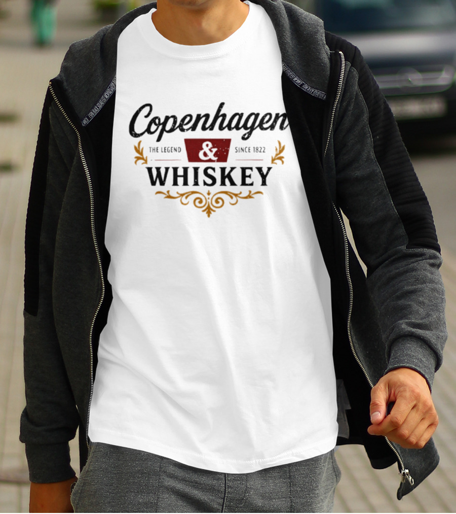 Copenhagen The Legend Since 1822 Whiskey T-Shirt