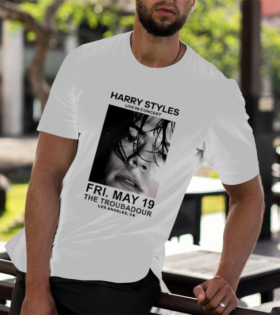 Harry Styles Live In Concert Fri May 19 The Troubadour Los Angeles 2026 T-Shirt