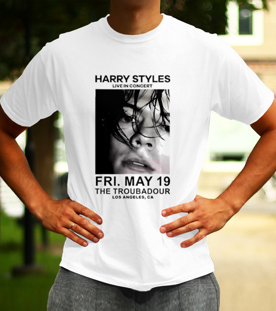 Harry Styles Live In Concert Fri May 19 The Troubadour Los Angeles 2026 T-Shirt