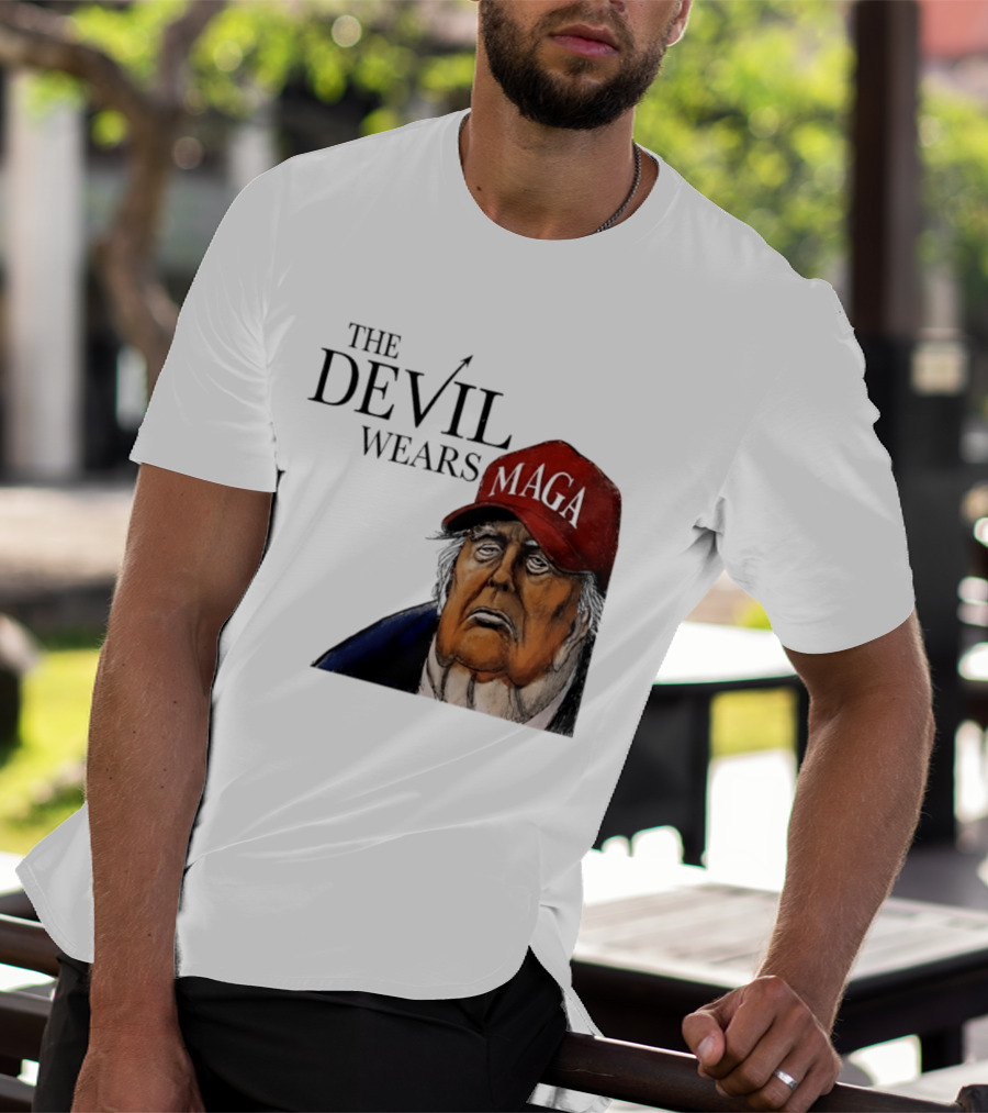 The Devil Wears MAGA Cap Trump T-Shirt