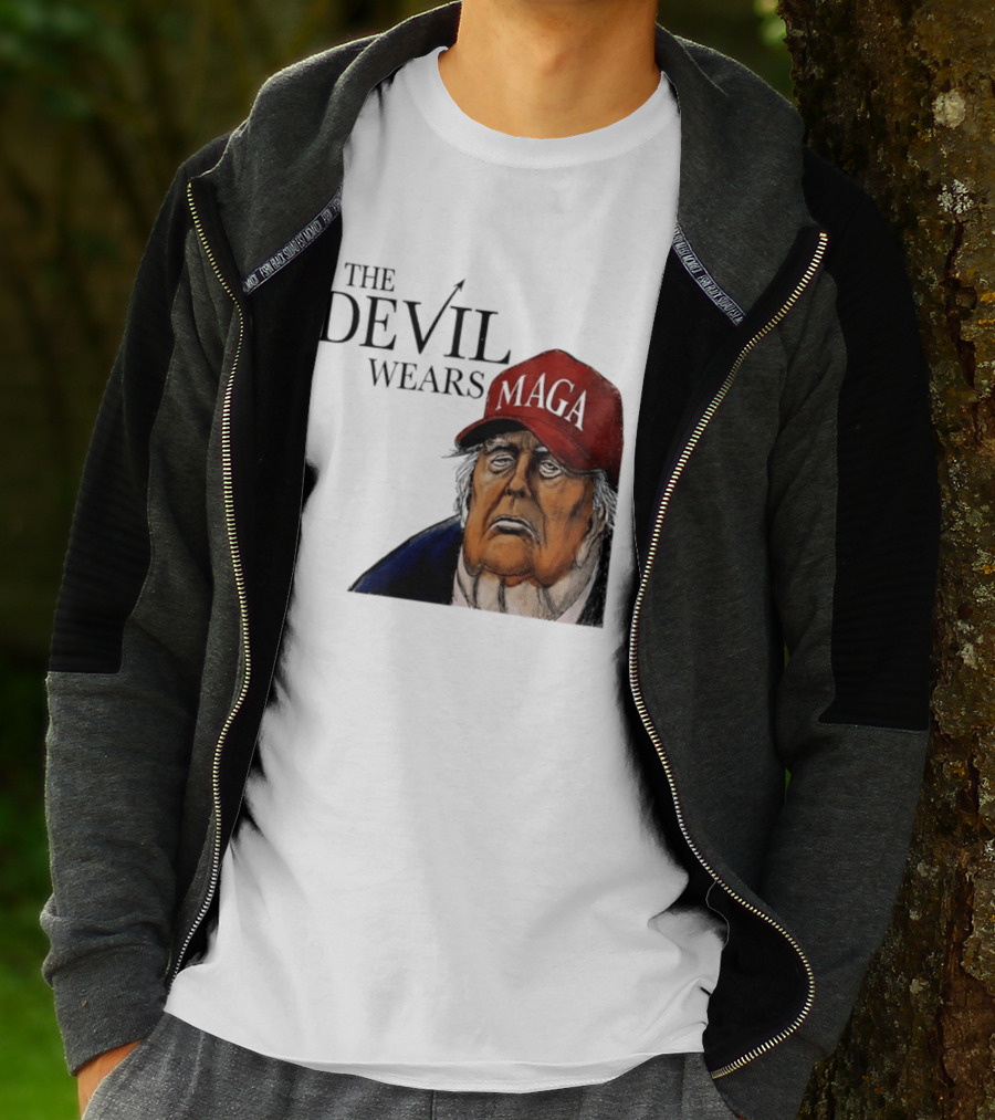 The Devil Wears MAGA Cap Trump T-Shirt