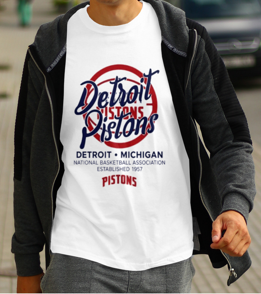 Detroit Pistons National Basketball Association Established 1957 Michigan T-Shirt