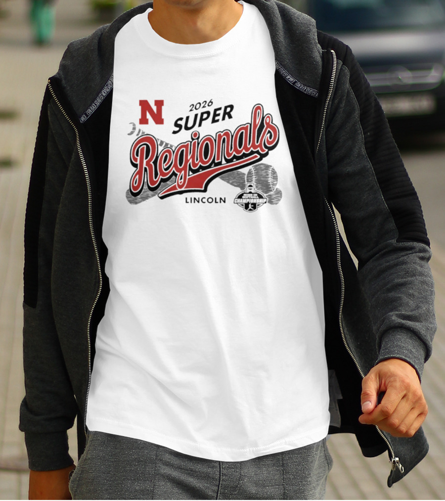 Nebraska Huskers 2026 Super Regionals Lincoln Championship T-Shirt