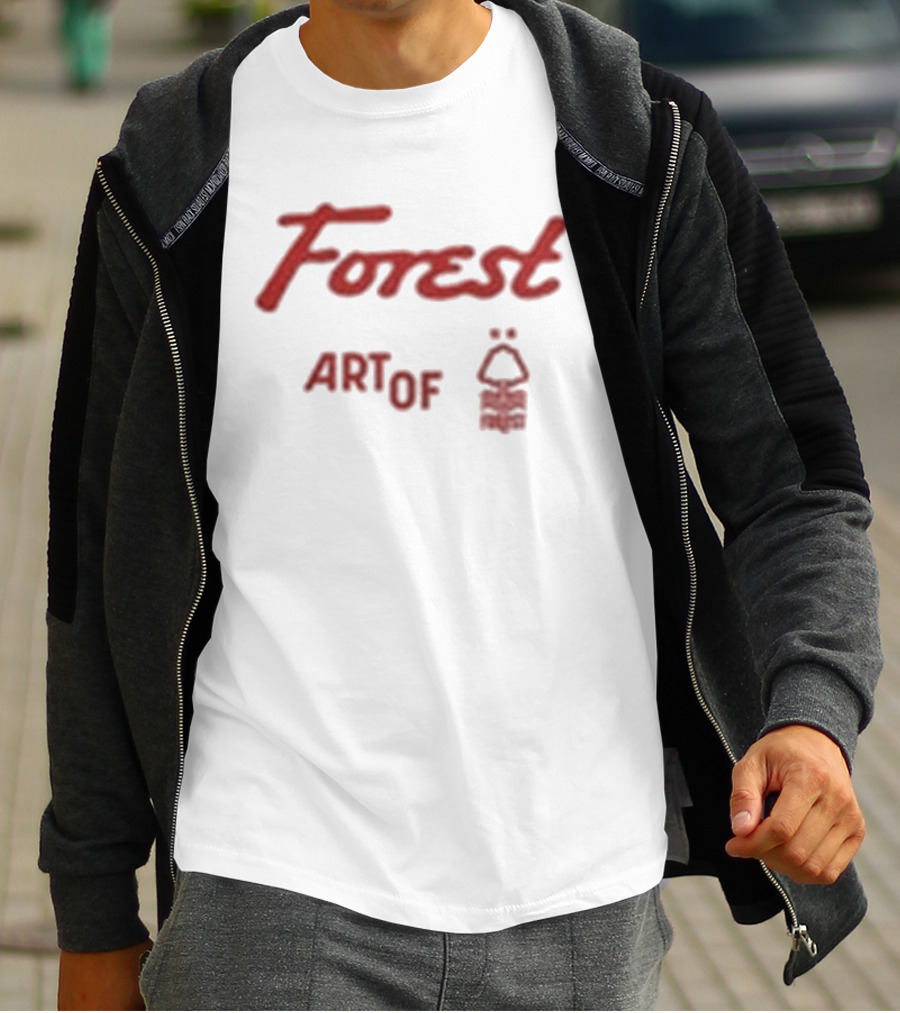Forest Art Of Nottingham NFFC White Motel T-Shirt