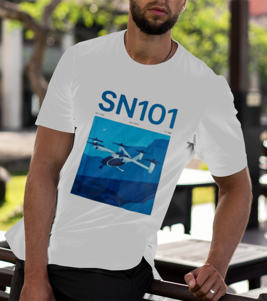 SN101 Joby Aviation First Flight Electric Air Taxi Innovation T-Shirt