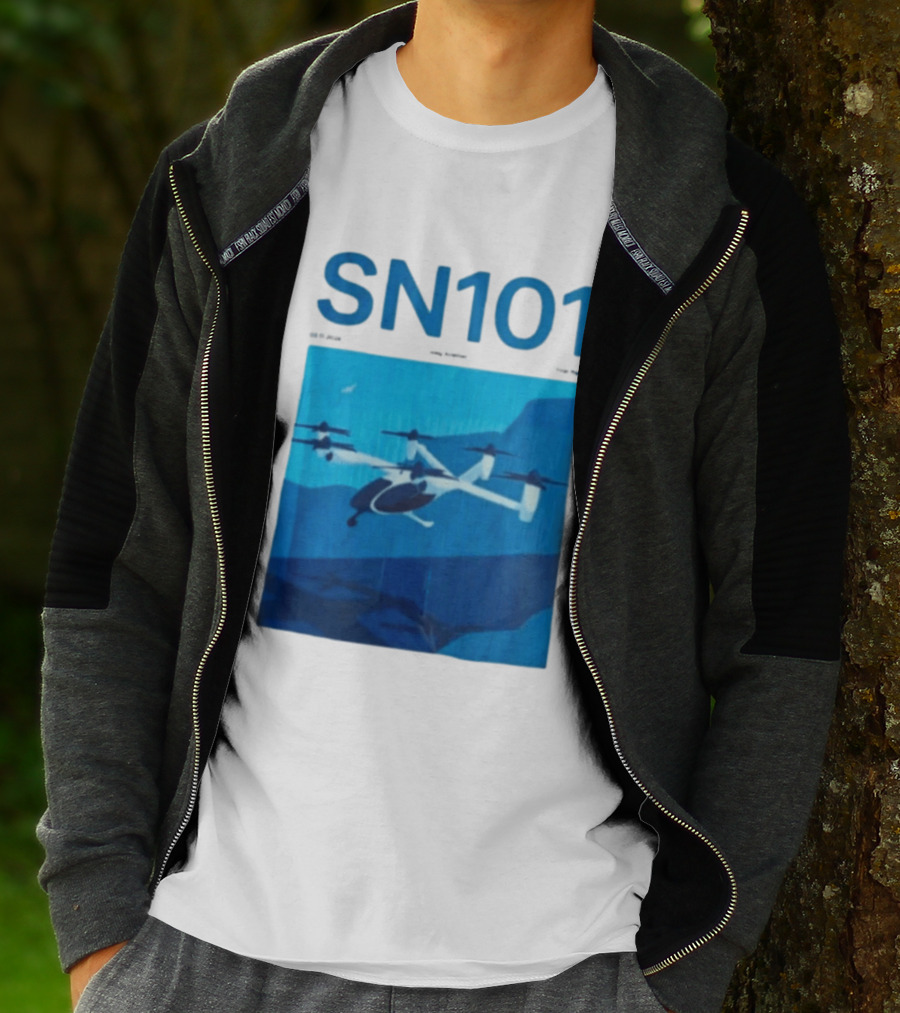 SN101 Joby Aviation First Flight Electric Air Taxi Innovation T-Shirt