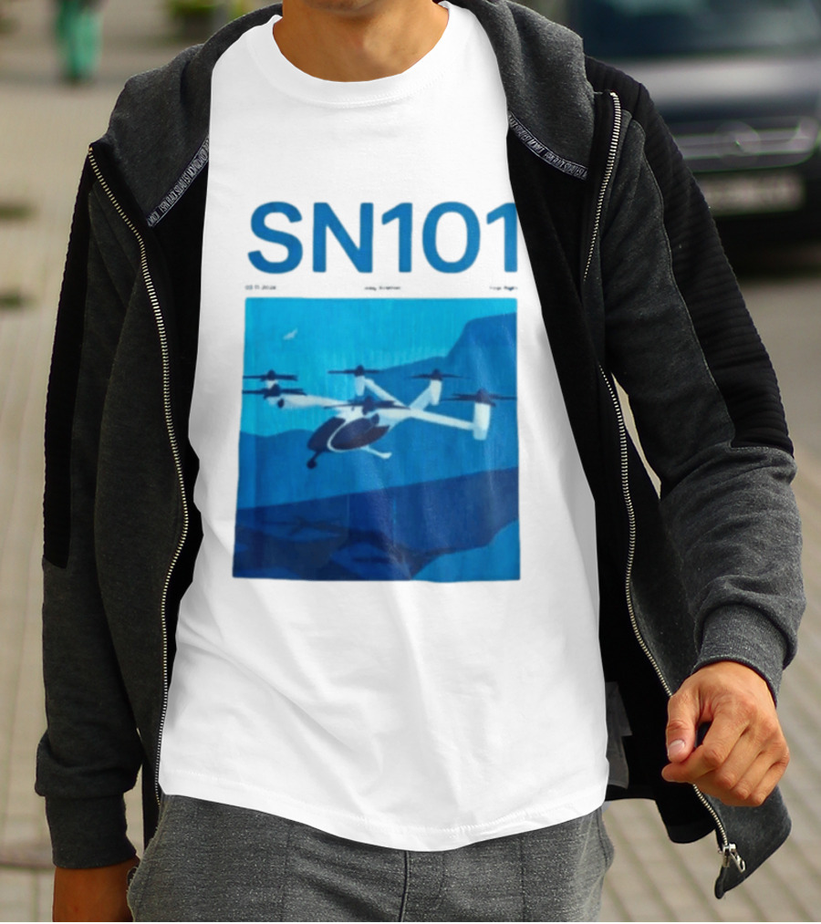 SN101 Joby Aviation First Flight Electric Air Taxi Innovation T-Shirt