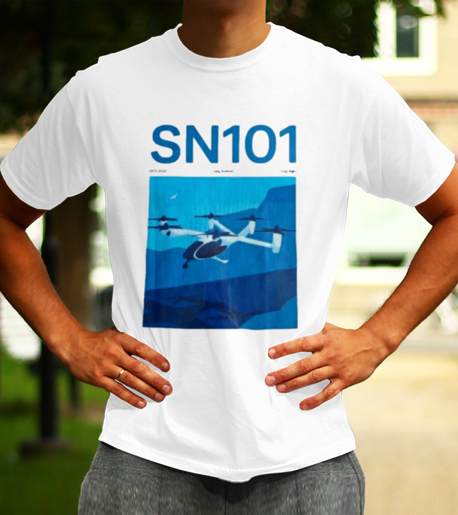 SN101 Joby Aviation First Flight Electric Air Taxi Innovation T-Shirt