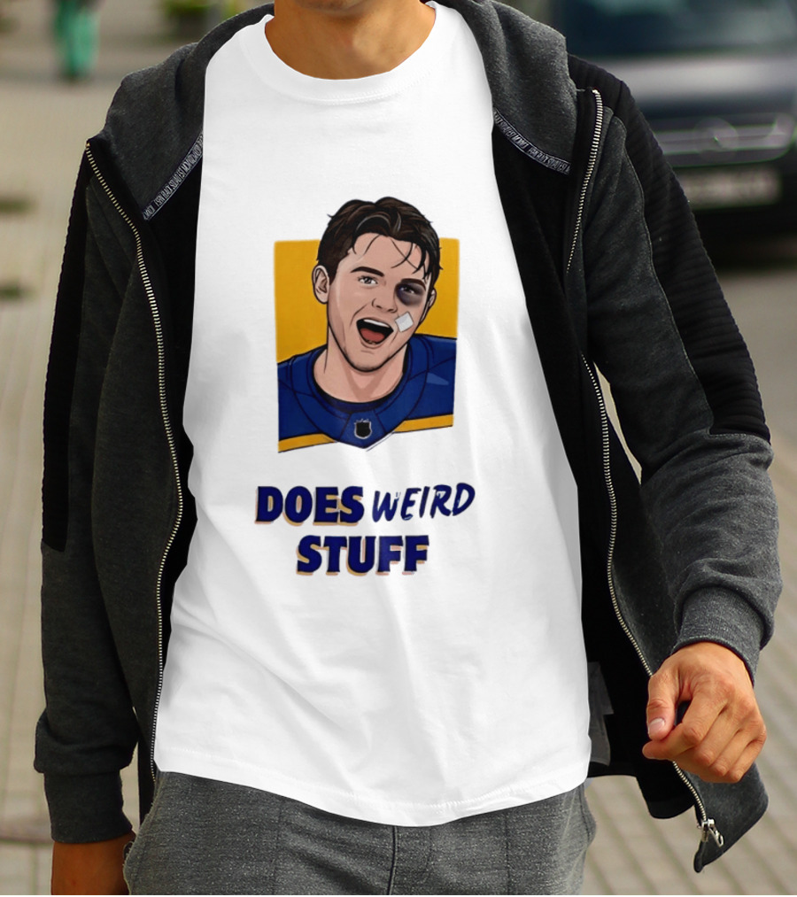 Buffalo Sabres Zach Benson Does Weird Stuff T-Shirt