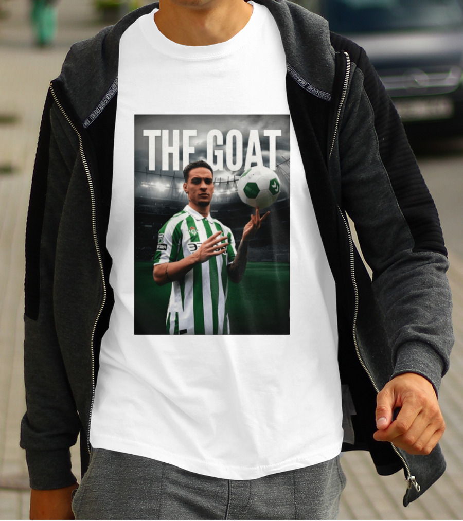 Antony Real Betis FC The Goat Soccer 2026 T-Shirt