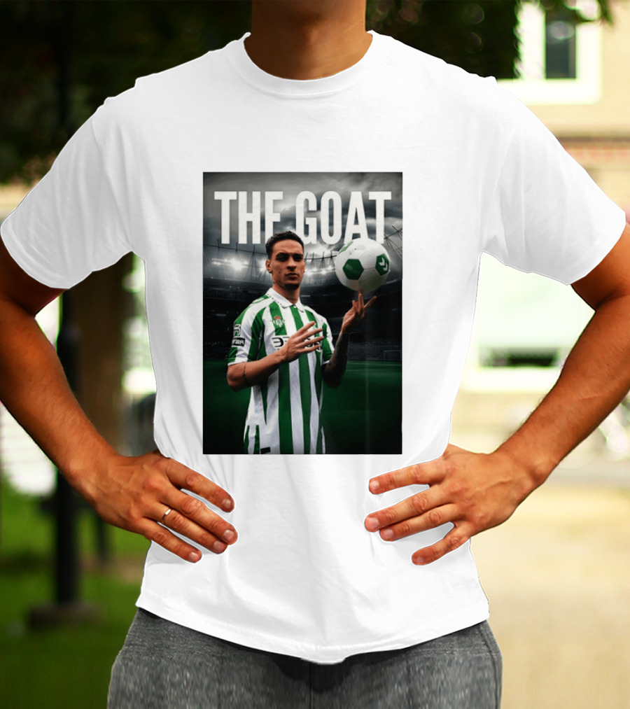 Antony Real Betis FC The Goat Soccer 2026 T-Shirt